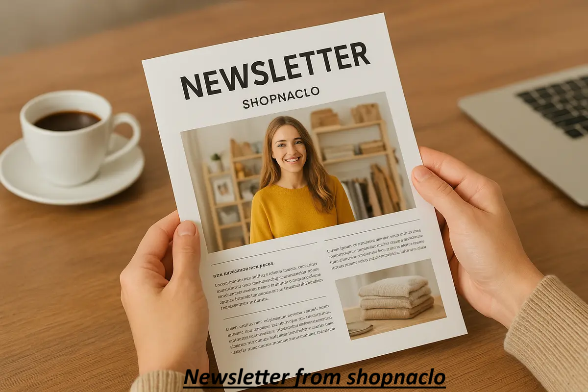 Newsletter from Shopnaclo