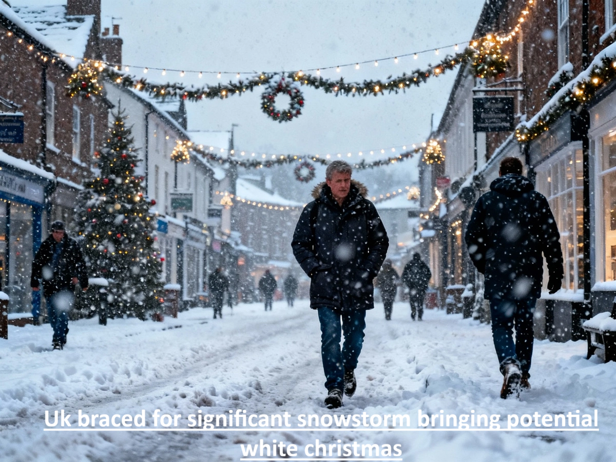 UK Braced for Significant Snowstorm Bringing Potential White Christmas