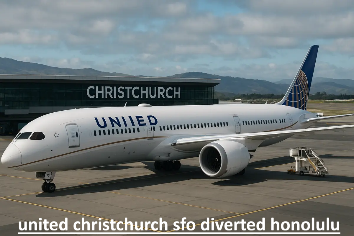 United Christchurch SFO Diverted Honolulu