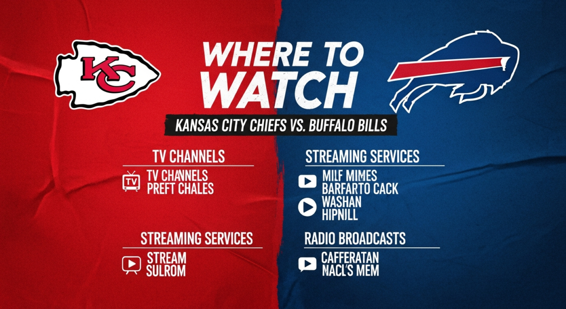 Where to Watch Kansas City Chiefs vs Buffalo Bills